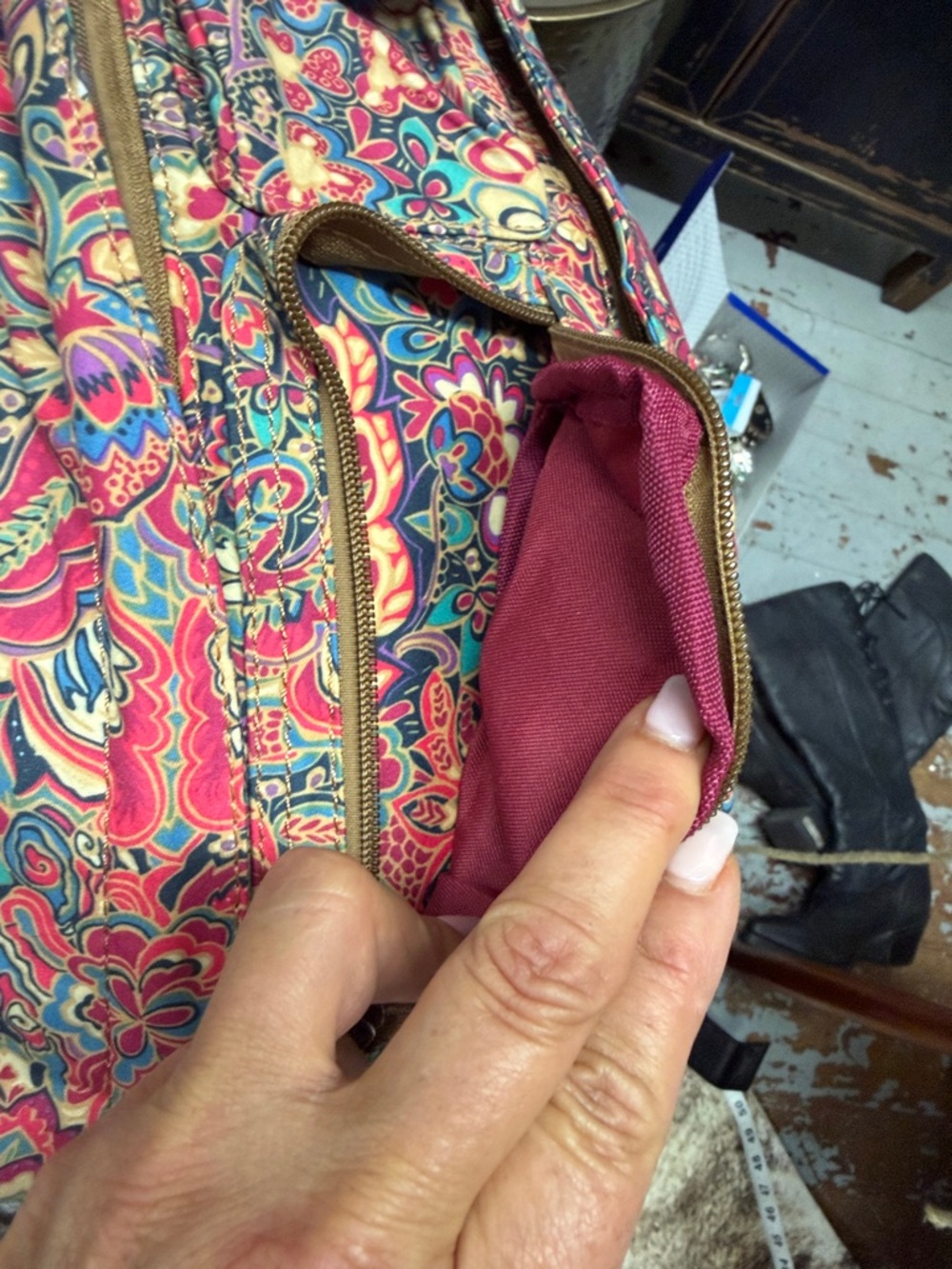 Baosha Floral Multi-Color Women’s Sling Bag - Picture 6 of 10